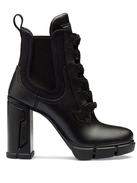 prada schuhe damen high heels|prada chunky heel ankle boots.